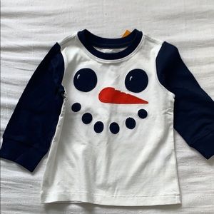 NWT gymboree snowman shirt